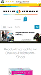 Mobile Screenshot of brauns-heitmann-shop.de