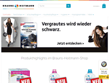 Tablet Screenshot of brauns-heitmann-shop.de